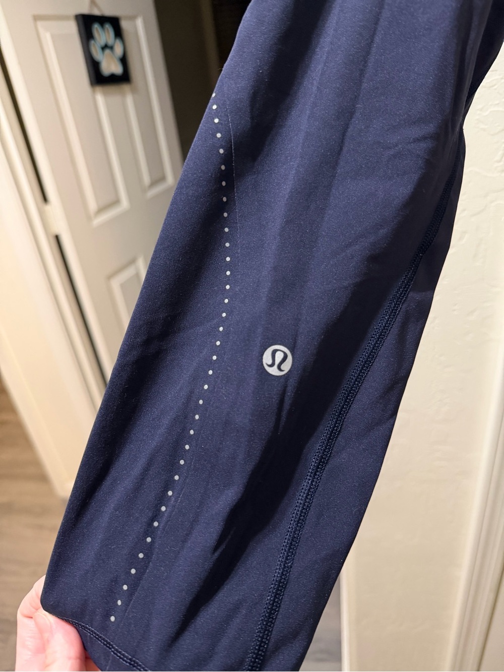 lululemon athletica Navy Reflective Dot Leggings